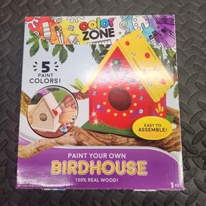 Color Zone Paint Your Own Birdhouse Kit